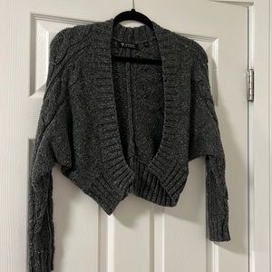Grey cardigan